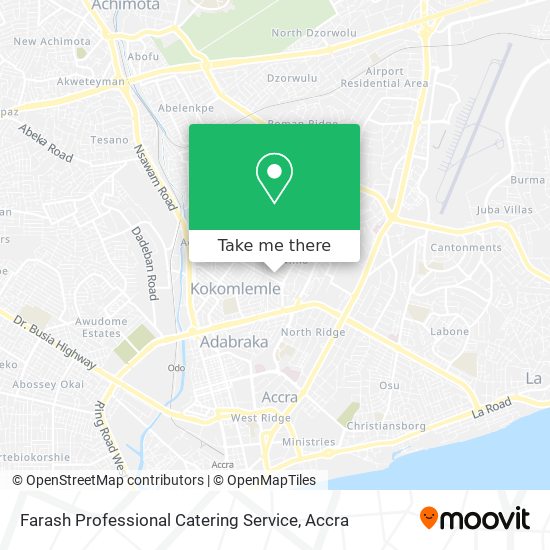 Farash Professional Catering Service map