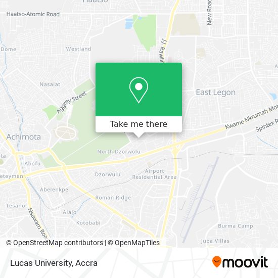 Lucas University map