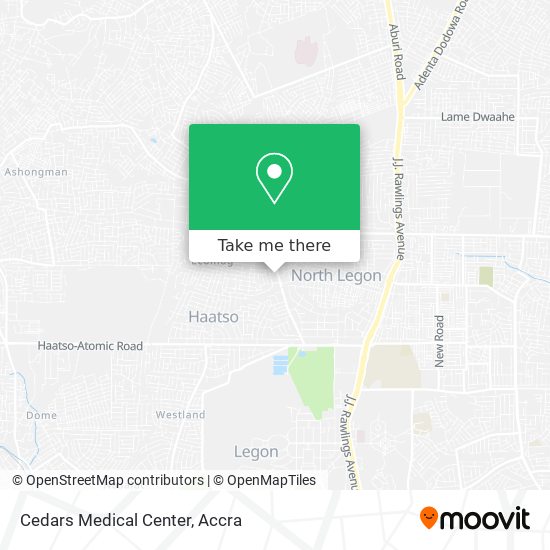 Cedars Medical Center map