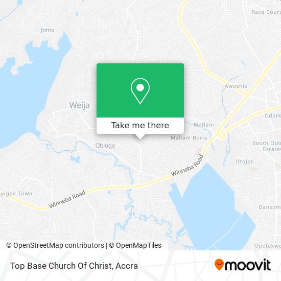 Top Base Church Of Christ map