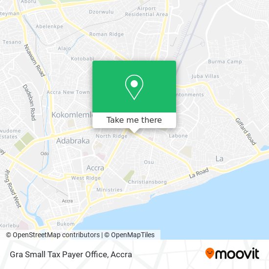 Gra Small Tax Payer Office map