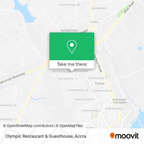 Olympic Restaurant & Guesthouse map