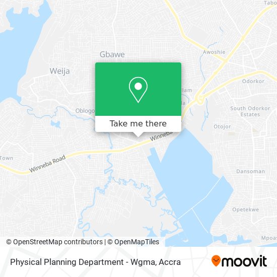 Physical Planning Department - Wgma map