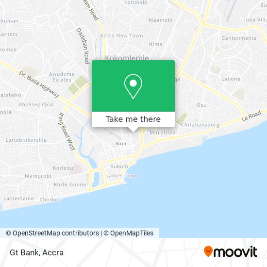 Gt Bank map