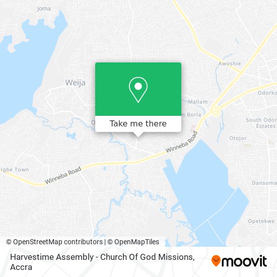Harvestime Assembly - Church Of God Missions map