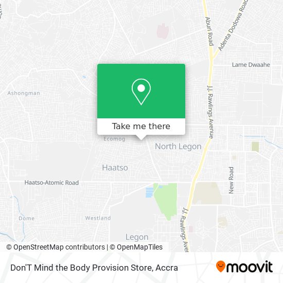 Don'T Mind the Body Provision Store map
