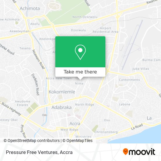 Pressure Free Ventures map