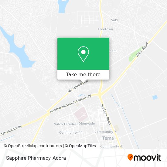 Sapphire Pharmacy map