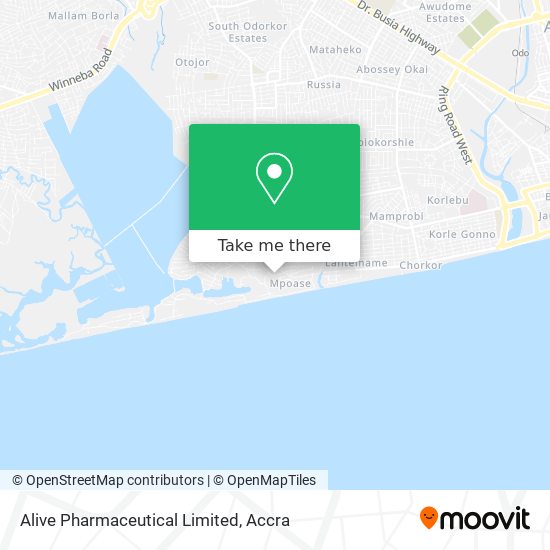 Alive Pharmaceutical Limited map