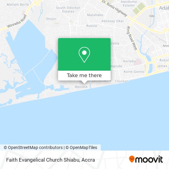 Faith Evangelical Church Shiabu map