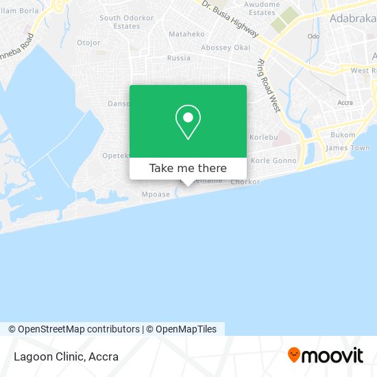 Lagoon Clinic map