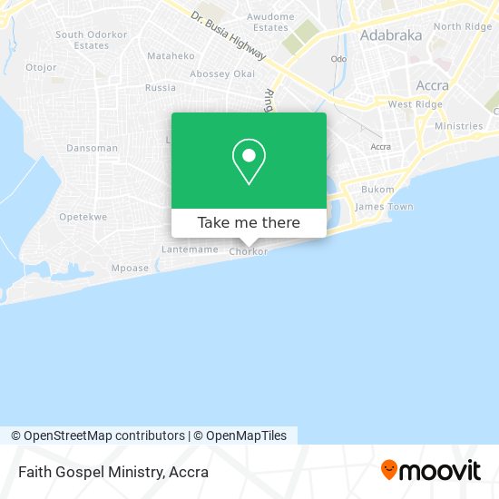 Faith Gospel Ministry map
