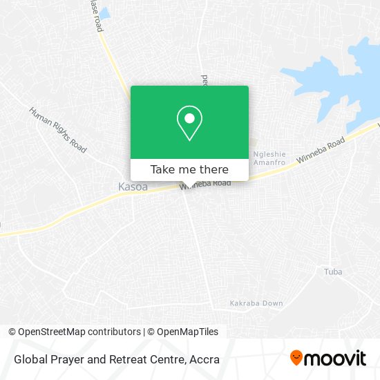 Global Prayer and Retreat Centre map