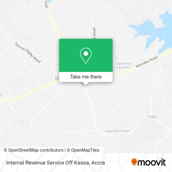 Internal Revenue Service Off Kasoa map