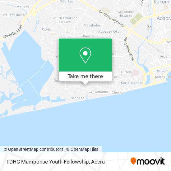 TDHC Mamponse Youth Fellowship map