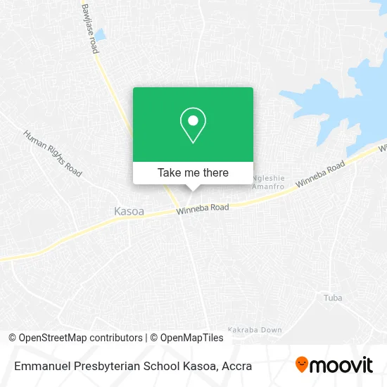 Emmanuel Presbyterian School Kasoa map
