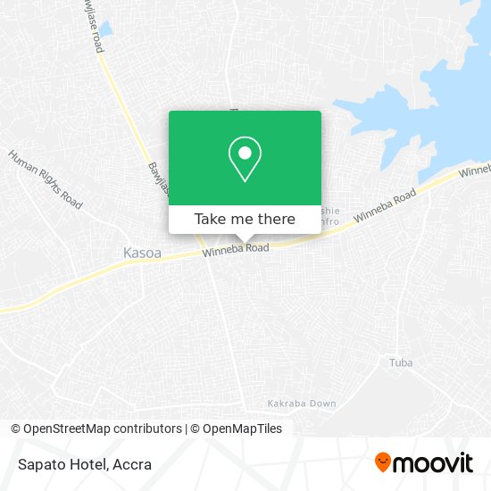 Sapato Hotel map