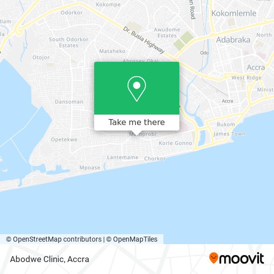 Abodwe Clinic map