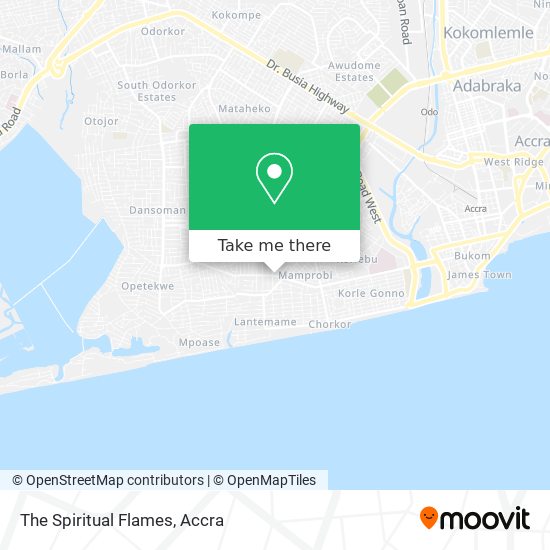 The Spiritual Flames map