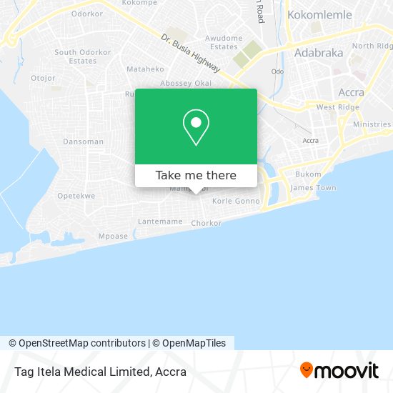 Tag Itela Medical Limited map