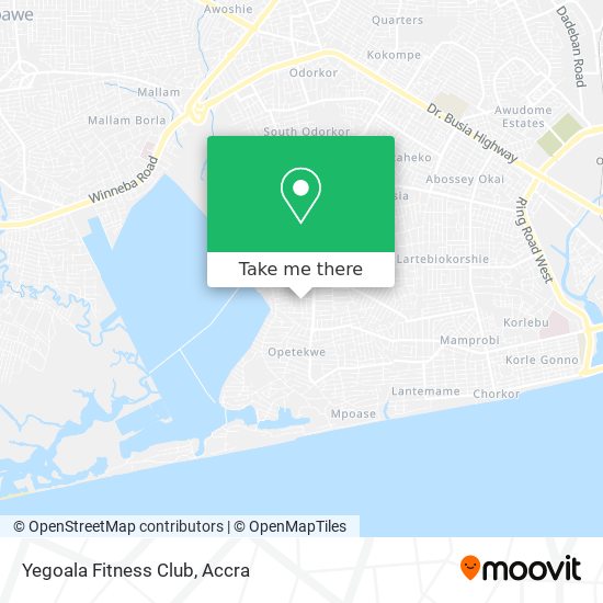 Yegoala Fitness Club map