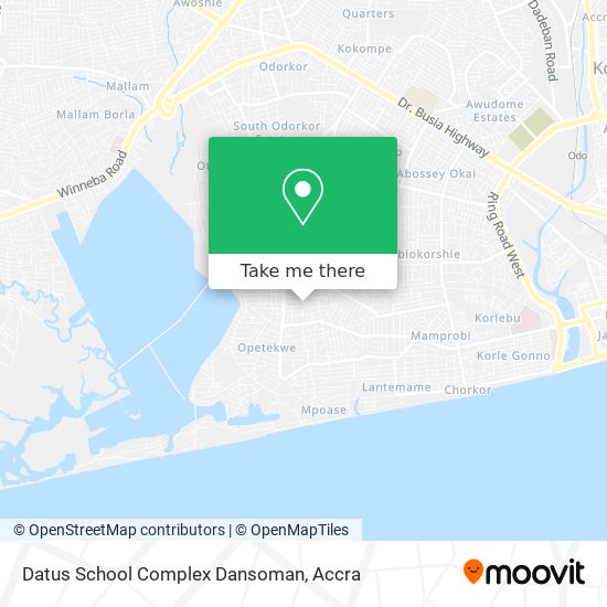 Datus School Complex Dansoman map