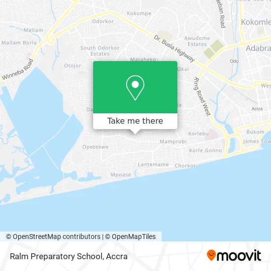 Ralm Preparatory School map