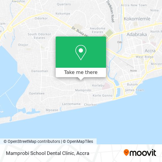 Mamprobi School Dental Clinic map