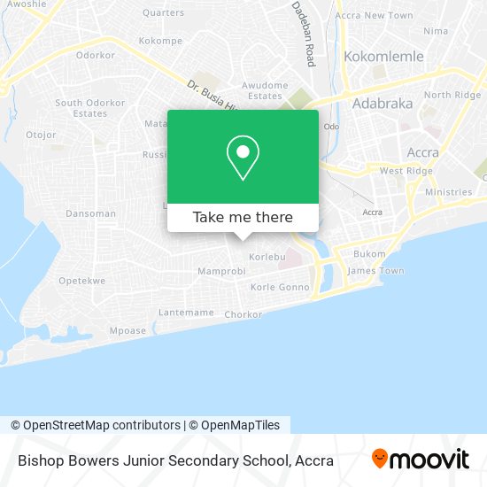 Bishop Bowers Junior Secondary School map