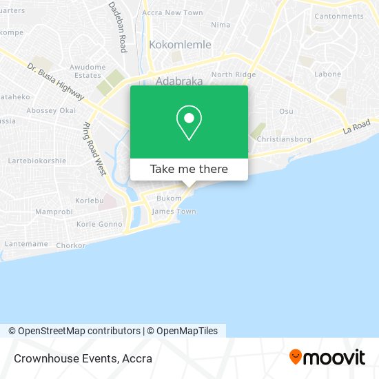Crownhouse Events map