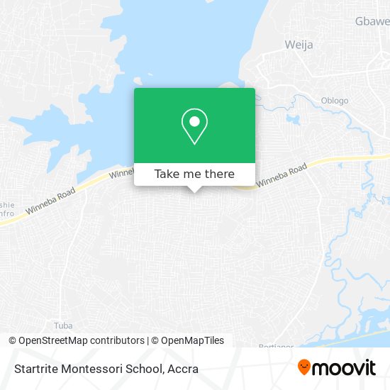 Startrite Montessori School map
