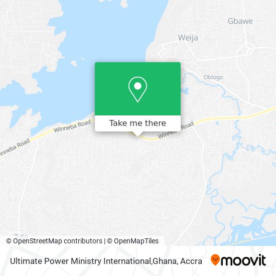 Ultimate Power Ministry International,Ghana map