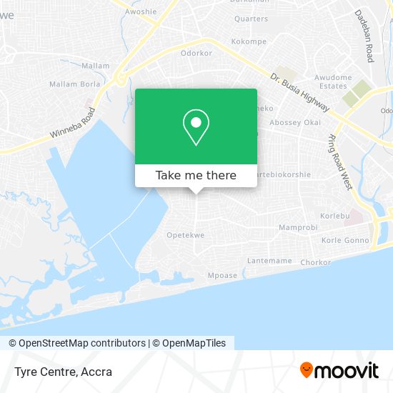 Tyre Centre map