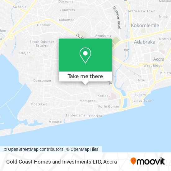 Gold Coast Homes and Investments LTD map