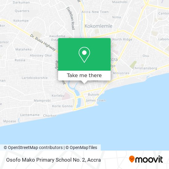 Osofo Mako Primary School No. 2 map