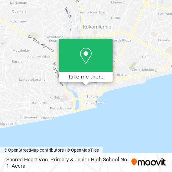 Sacred Heart Voc. Primary & Junior High School No. 1 map