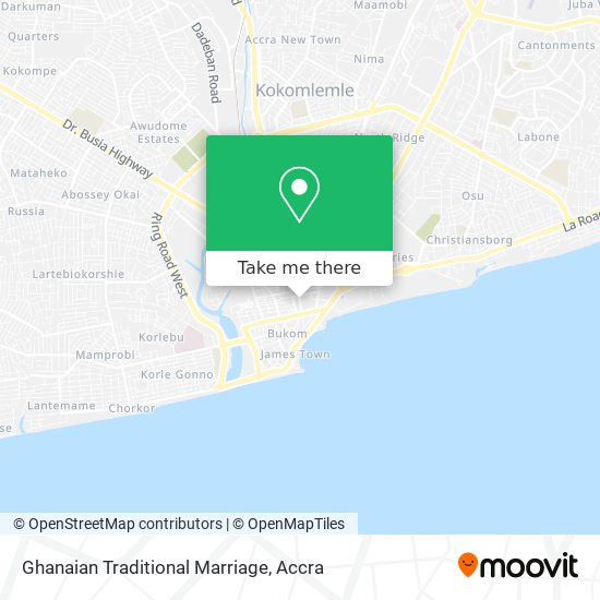Ghanaian Traditional Marriage map