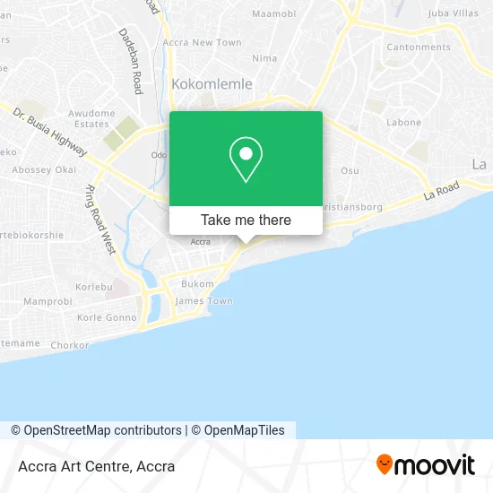 Accra Art Centre map