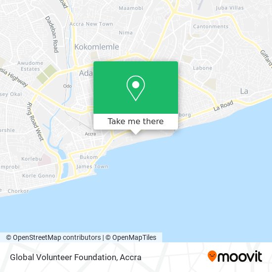 Global Volunteer Foundation map