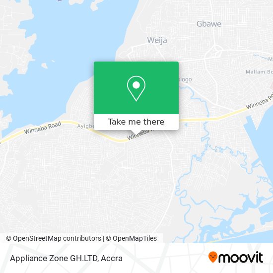 Appliance Zone GH.LTD map