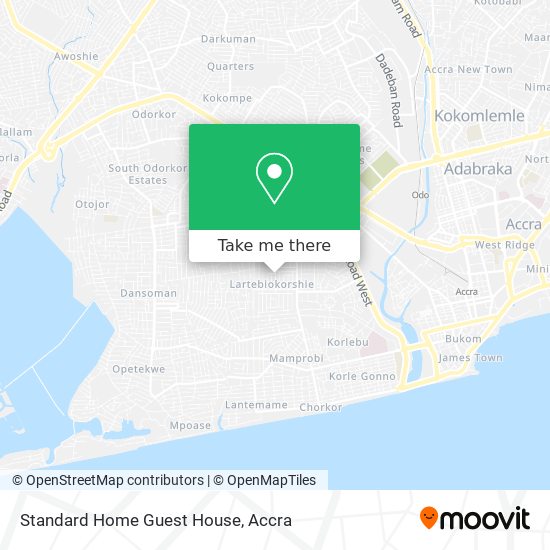 Standard Home Guest House map