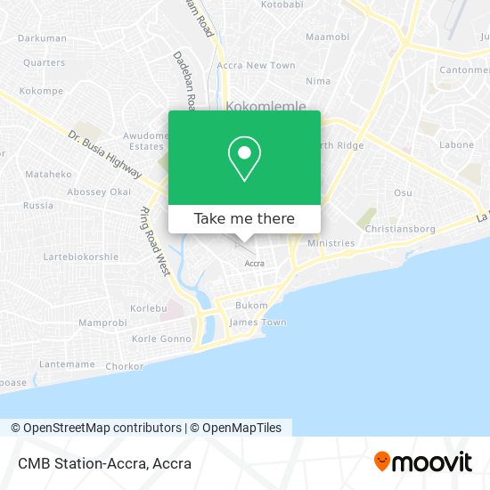 CMB Station-Accra map