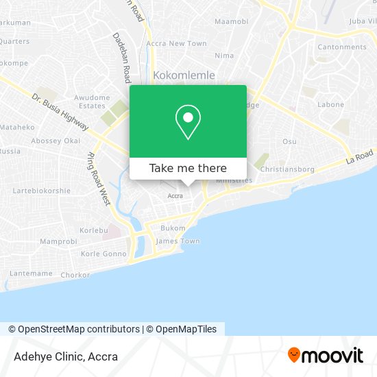 Adehye Clinic map