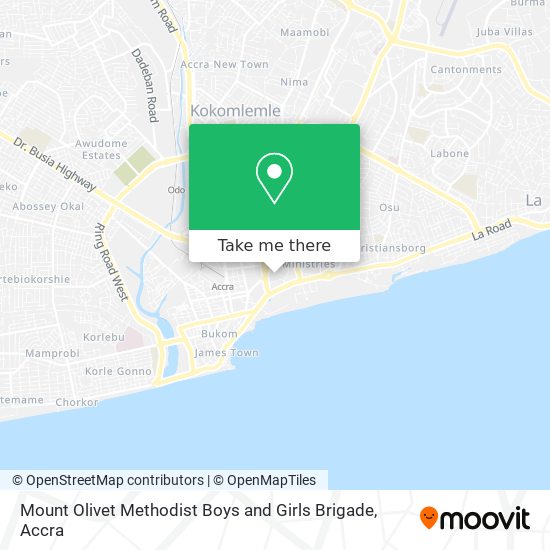 Mount Olivet Methodist Boys and Girls Brigade map