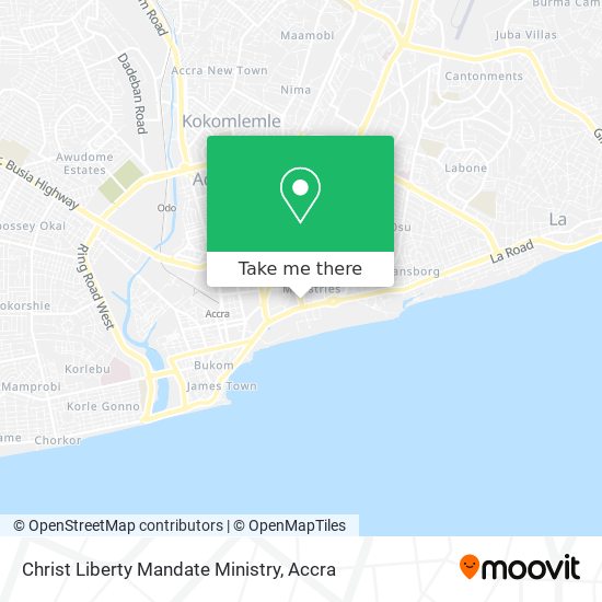 Christ Liberty Mandate Ministry map