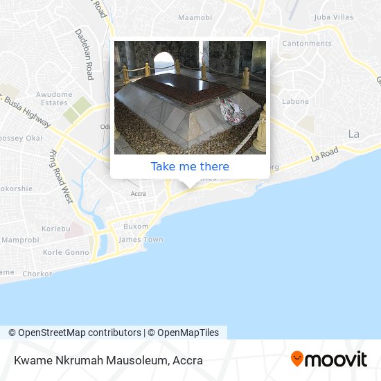 Kwame Nkrumah Mausoleum map