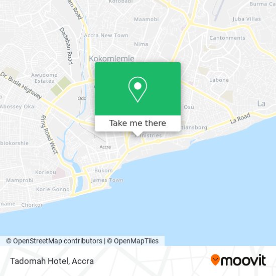 Tadomah Hotel map