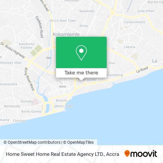Home Sweet Home Real Estate Agency LTD. map