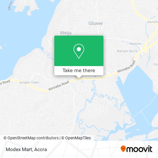 Modex Mart map