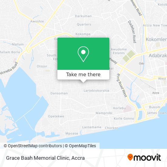 Grace Baah Memorial Clinic map